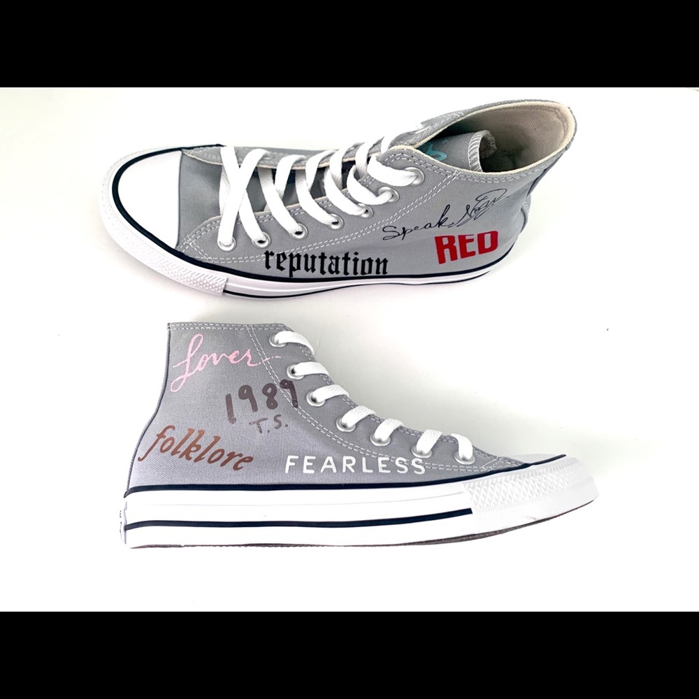 Taylor Swift Converse High Top Shoes